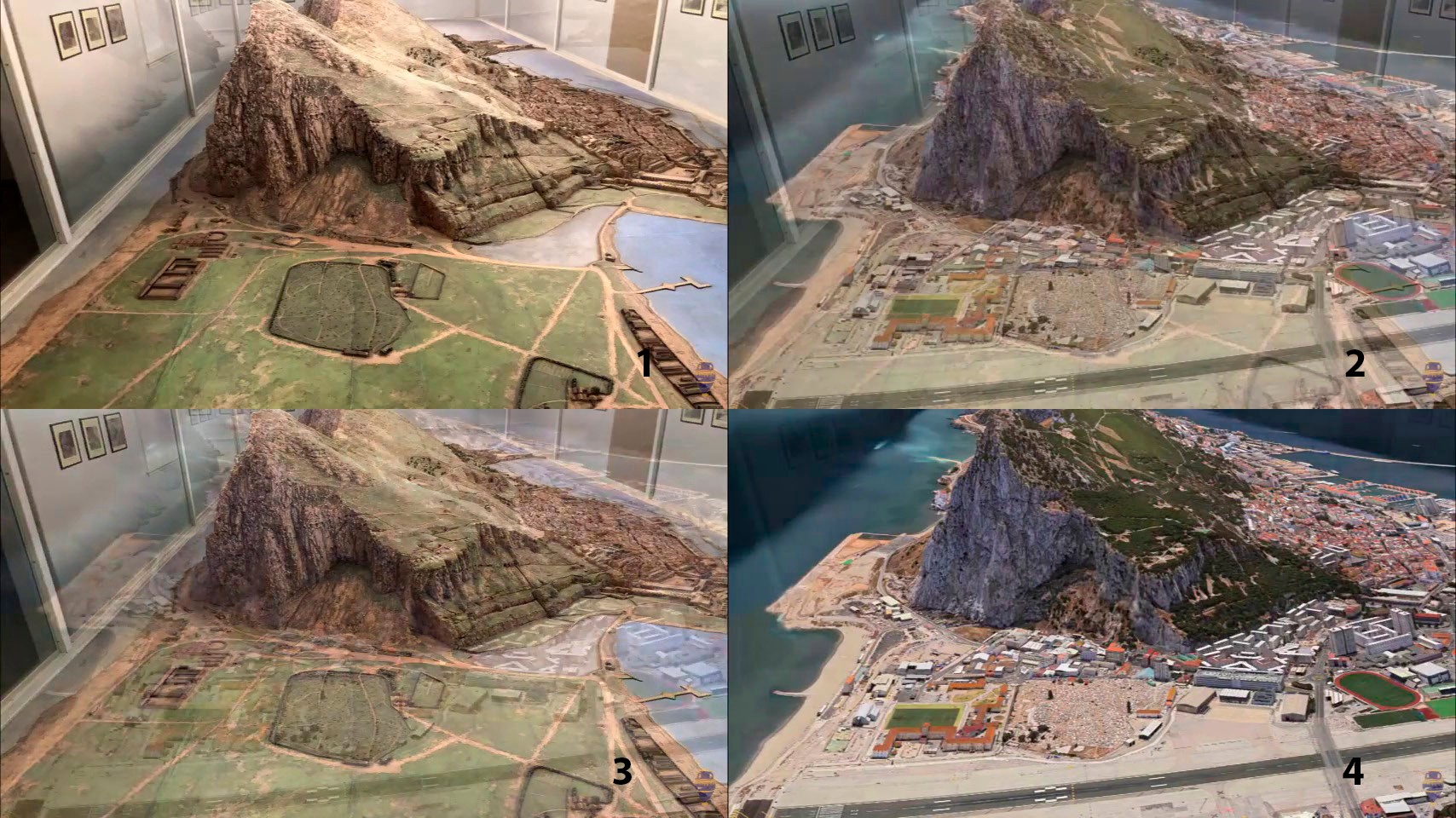 Superposición del aspecto actual del Peñón de Gibraltar con la Maqueta de 1865_.jpg